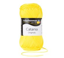 Bavlněná příze catania neonově žlutá 280