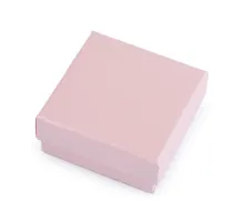 Krabička na šperky 8x8 cm pudrová 1 ks