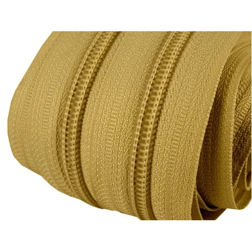 Zip spirálový v metráži 5mm zelenožlutý Zip spirálový v metráži 5mm zelenožlutý