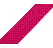 Bavlněný popruh šíře 25 mm pink