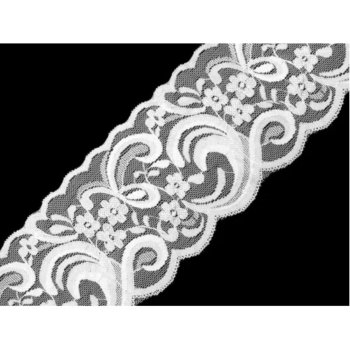 Elastická krajka šíře 90 mm černá