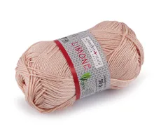 Bavlněná pletací příze Limone 50 g béžová světlá 1 ks