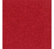 Nažehlovací hladká glitrová fólie na textil 15x25cm red
