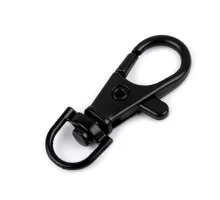 Kovová karabina otočná, průvlek 10 mm