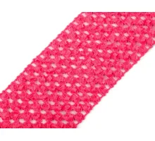 Síťovaná pruženka 7cm tutu cyklámen