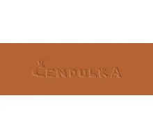 Zdrhovadlo zip plastový 20cm nedělitelný šíře 3mm červenohnědá