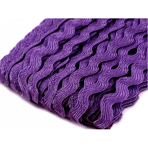 Hadovka - vlnovka šíře 5 mm - fialová