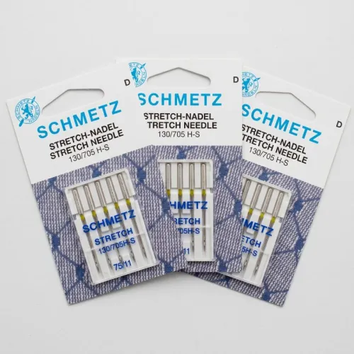 Strečové jehly SCHMETZ 130/705 H-S VMS 75 sada 3 kusů