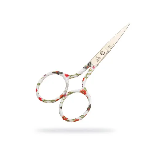 Nůžky vyšívací 9cm rainbow luční kvítí