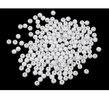 Plastové korálky Color Ø4 mm bílá 20 g