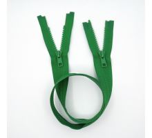 YKK Zip kostěný dělitelný dvoucestný VISLON® 65cm trávová zeleň