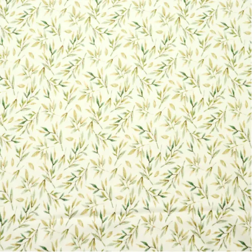 Potištěný žebrovaný úplet květinový vzor 2