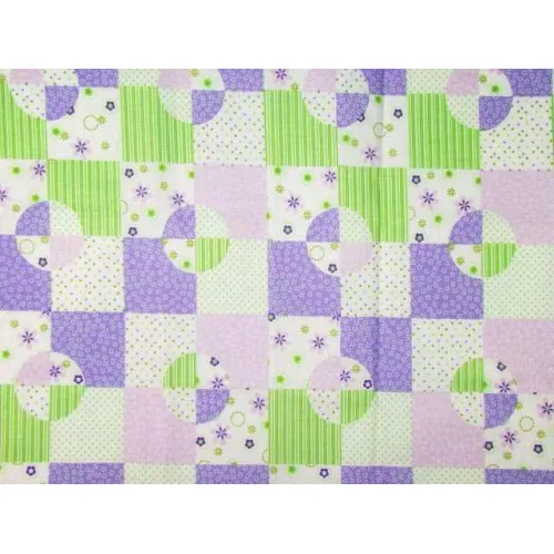 Plátno patchwork fialový