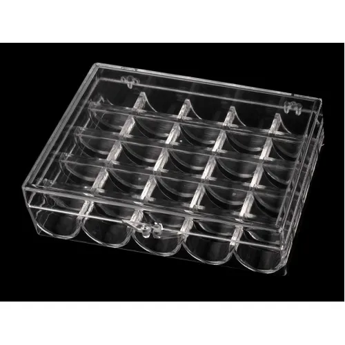 Box na cívky transparent 1 krab.