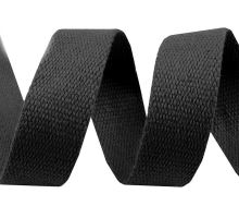 Bavlněný popruh šíře 30 mm černá