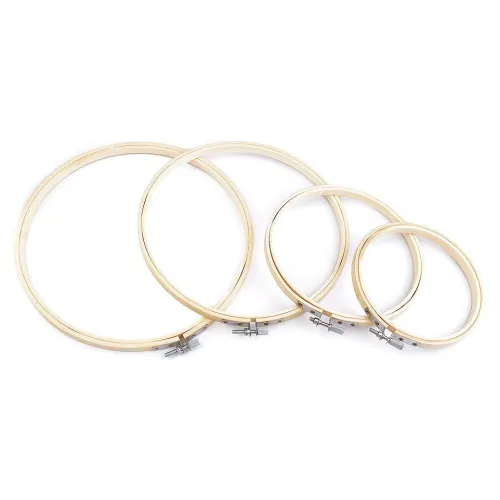 Vyšívací kruh bambusový sada bambus světlý 1 sada