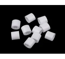 Brzdička / spojka na festivalové náramky 7x9 mm bílá 1000 ks