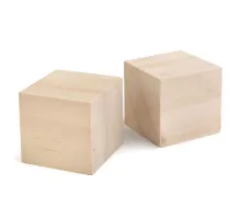 Dřevěná kostka - polotovar k dotvoření 4x4 cm