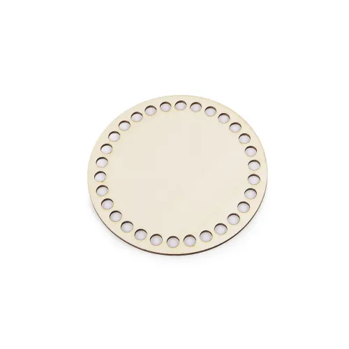 Dno na pletení / výrobu košíků Ø12 cm přírodní sv. 1 ks