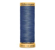 Bavlněná nit 100m barva č. 5624 jeansová modrá