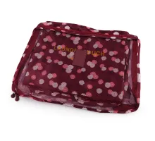 Sada cestovních organizérů do kufru 6 ks vínová 1 sada