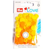 Prym LOVE plastové patentky Color snaps žlutý mix