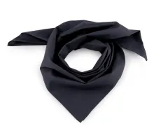 Bavlněný šátek jednobarevný 70x70 cm modrá tmavá 1 ks