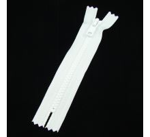 YKK Zip kostěný nedělitelný VISLON® 14cm bílá