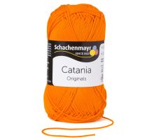 Bavlněná příze catania oranžová 281
