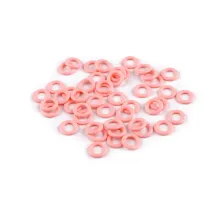 Plastový kroužek / pomůcka na pletení 10 mm růžová 100 ks