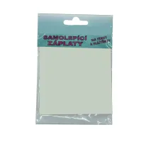 Samolepící záplata 10x20 cm transparentní