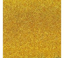 Nažehlovací hladká glitrová fólie na textil 15x25cm gold