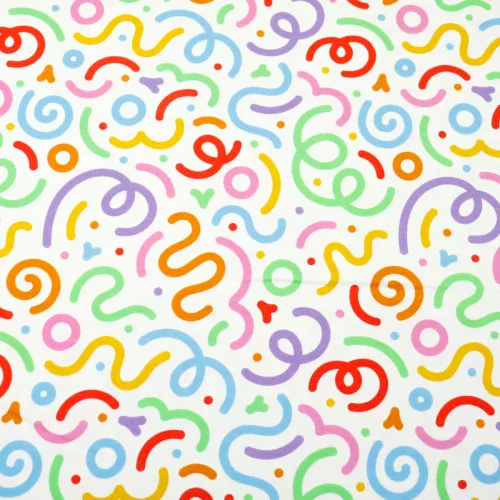 Úplet barevé konfety