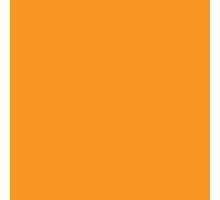 Nažehlovací fólie na textil 25x30cm svítivě oranžová