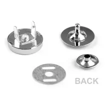 Magnetické zapínání Ø18 mm s nýtkem