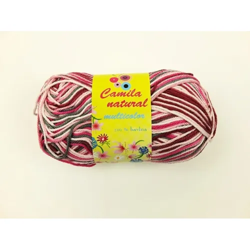 Příze camila natural multicolor