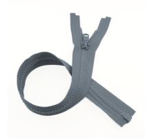 YKK Zip kostěný dělitelný VISLON® 40cm šedá