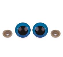 Bezpečnostní oči velké O30 mm modré