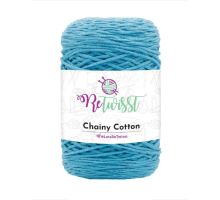 Příze Chainy Cotton 1437/18 střední tyrkys