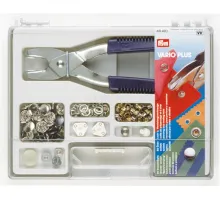 Sada VARIO PLUS nýtovací kleště, nýty a očka v kazetě