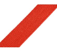 Bavlněný popruh šíře 25 mm oranžová