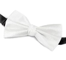 Motýlek bílá 1 ks