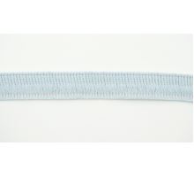 Bavlněné třásně oděvní šíře 17 mm ledově modrá
