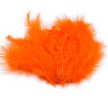 Pštrosí peří délka 9-16 cm oranžová