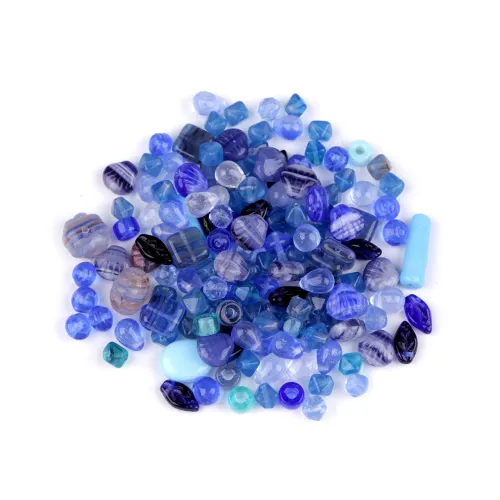 Skleněné korálky ramš mačkanice 2. jakost