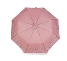 Dámský skládací vystřelovací deštník pudrová 1 ks