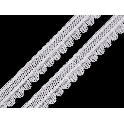 Elastická krajka šíře 25 mm růžová