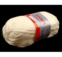 Bavlněná pletací příze Limone 50 g vanilková 1 ks