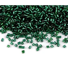 Rokajl sekaný 12/0 - 1,8 mm s průtahem zelená tmavá 30 g