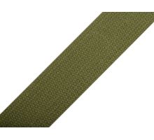 Bavlněný popruh šíře 30 mm khaki zelená